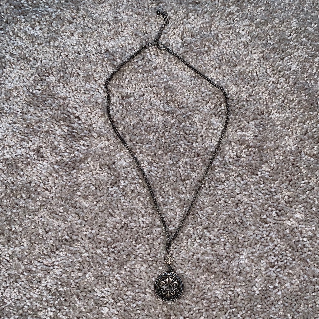 Buckle Fleur De Lis Necklace 5$